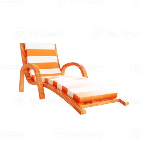 3d Beach Chair 10833698 Png