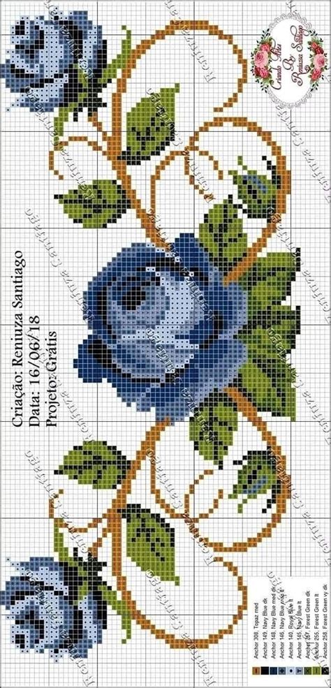 Pin by Oksana Oksana on троянда Cross stitch flowers Floral cross