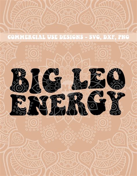 Big Leo Energy Svg Leo Svg Leo Vibes Svg Leo Mug Svg Leo Etsy