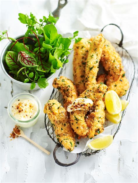 Air Fryer Crumbed Chicken With Spicy Mayo Home