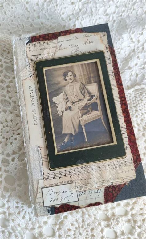 Vintage Junk Journal Altered Book Cover Junk Journal Handmade Journal Naked Junk Journal