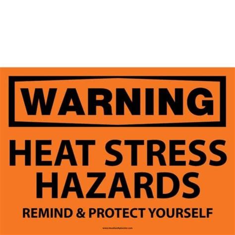 Heat Stress Warning Signs