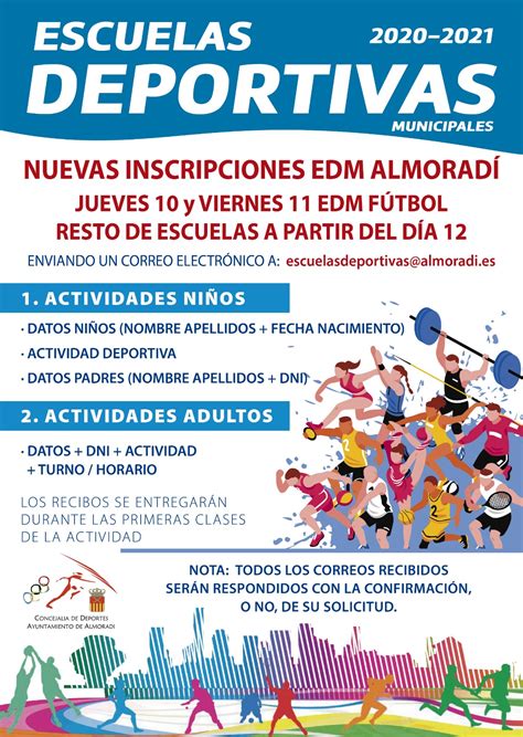 Cambio En Las Inscripciones De Las Escuelas Deportivas Municipales