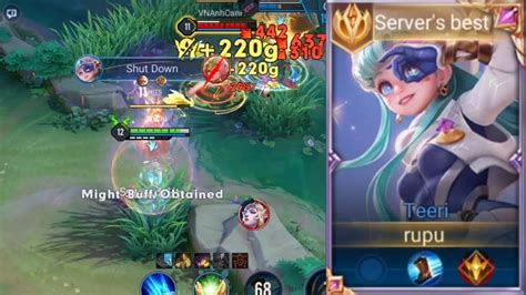 Aov Teeri Pro Gameplay Server Best Teeri Arena Of Valor Youtube