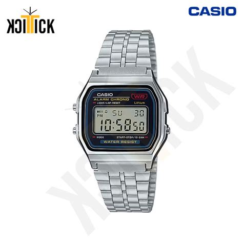 Original Casio A Wa N Df Silver Stainless Steels Classic Digital