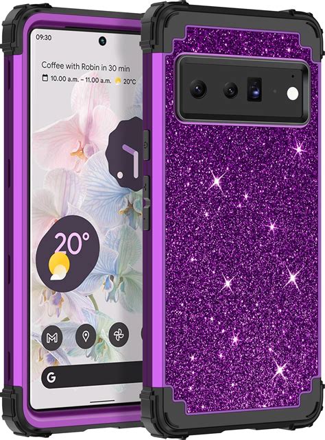 Amazon Lontect Compatible With Google Pixel Pro Case Glitter