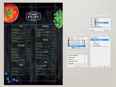 Modern Bistro Cafe Menu Template Masterbundles