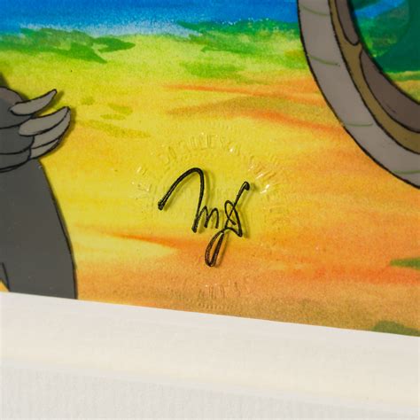 The Jungle Book Baloo And Kaa Original Production Cel 1967 Disney