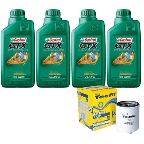 Kit Castrol Gtx Antiborra W Litros Filtro Tm Vw Gtx Emp Rio