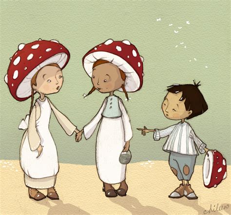 PolkadotStripes: Mushroom Children II