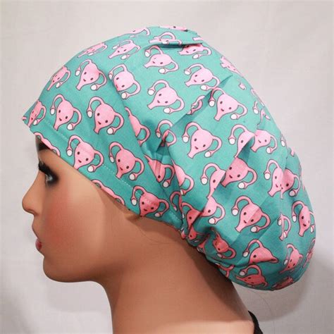 Labor And Delivery Scrub Cap Ob Gyn Scrub Cap Euro Scrub Etsy