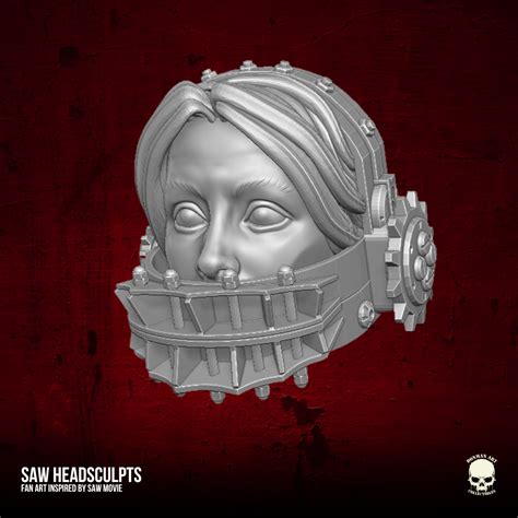 Archivo Stl Saw Fan Art Heads 3d Printable File 🪚 Obj ・modelo Para