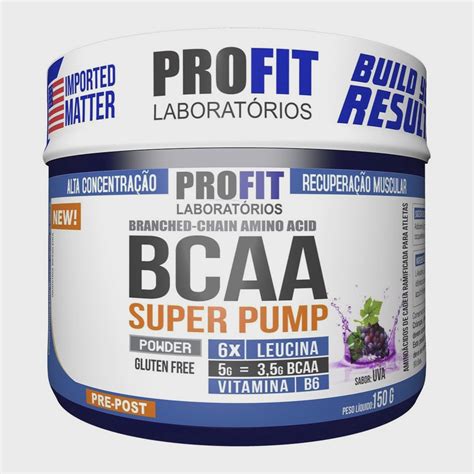 Bcaa Super Pump Powder 150 G Profit Uva Submarino