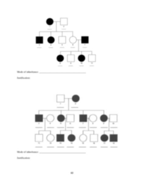 SOLUTION Genetics Lab Exercise 8 Analysis Of Human Pedigrees Studypool