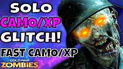 Cold War Zombie Glitches NEW SOLO CAMO XP GLITCH SPOT Unlimited