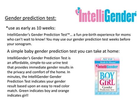 Baby Gender Predictor Boy Or Girl Ppt