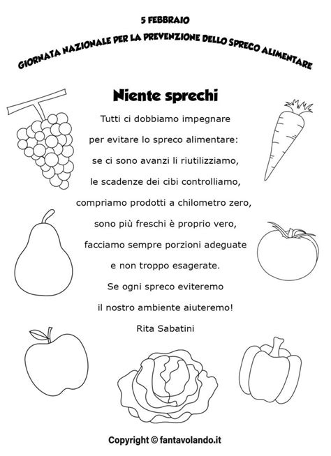 Giornata Nazionale Per La Prevenzione Dello Spreco Alimentare Poesia E