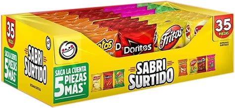 Sabritas Sabritas Sabrisurtido Pack X 35 Piezas Botatas Papas