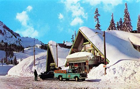 Stevens Pass Wa In Winter Old Photos Ski Area Western Washington