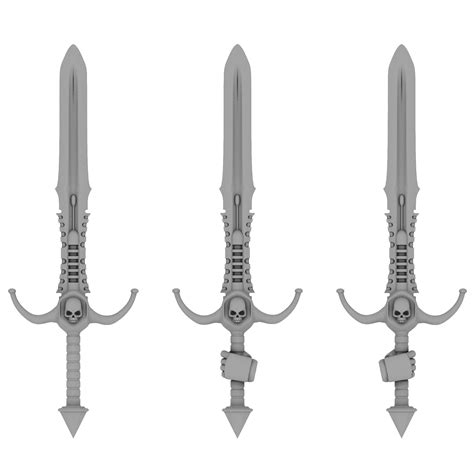 Download Stl File Space Marine Power Sword Medieval Greatsword • 3d Printable Model ・ Cults