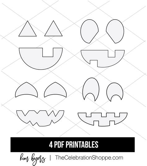 Pumpkin Painting Ideas Pumpkin Carving Templates Kim Byers