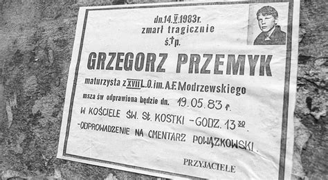 Wok Sprawy Grzegorza Przemyka Zbudowano Struktur K Amstwa