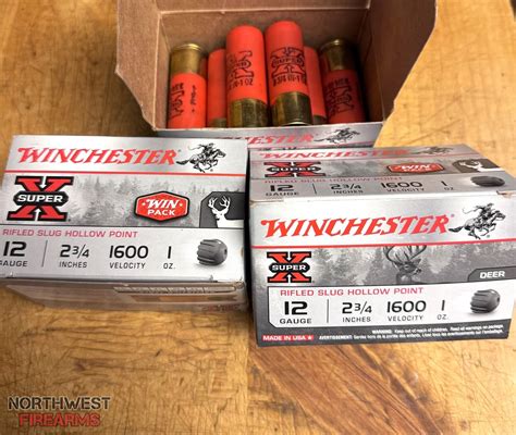 Winchester Rifled Slug Hollow Point Gauge Slugs Rounds At