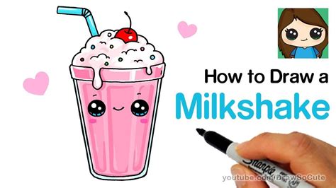 How To Draw A Milkshake Easy Cute Food Drawings Simple Doodles Cute 13936 | The Best Porn Website