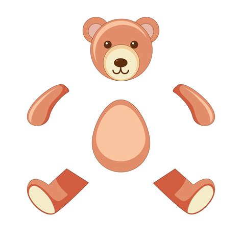 Template For Teddy Bear Pattern