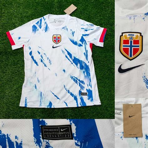 Jual JERSEY BOLA MEDIOKER NORWEGIA AWAY PIALA EROPA 2024 GRADE ORI