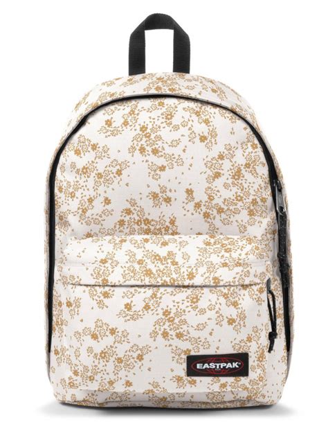 Sac Dos Eastpak Out Of Office Glitbloom Blanc Dor Wimod