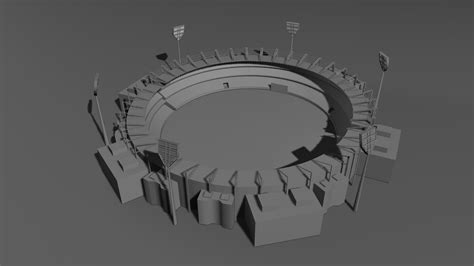 3D Cricket Stadium MCG - TurboSquid 2003601