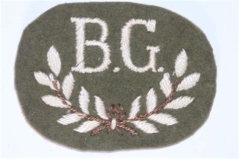 ORIGINAL WW2 BG BREN GUNNER QUALIFICATION ARM CLOTH BADGE 4 Butlers