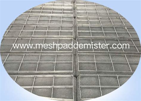 Knitted Wire Mesh Mist Eliminator Stainless Steel Copper