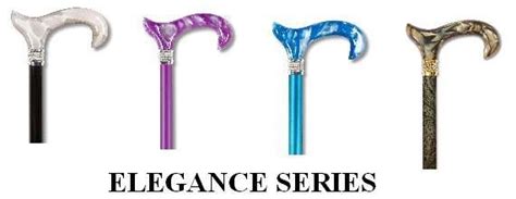 Check Our Walking Canes With Elegance Series Different Colors