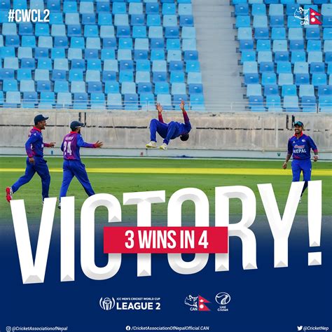 Nepal Beat Uae By Runs Khabarhub