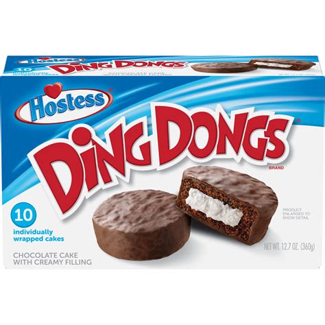 Hostess Chocolate Ding Dongs Snack Cakes 10 Count Oz