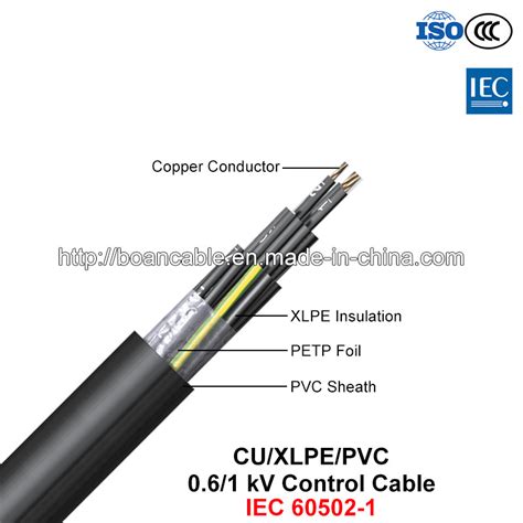 Cu XLPE PVC XLPE Control Cable 0 6 1 Kv IEC 60502 1 Jytopcable