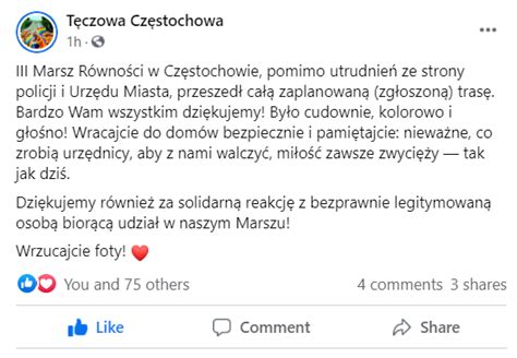 Tęczowa Częstochowa CzestPride Twitter