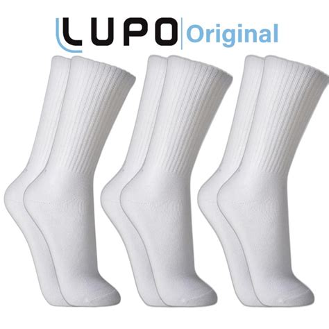 Kit 3 Pares Meias Lupo Original Cano Alto Longo Masculina Inverno Frio