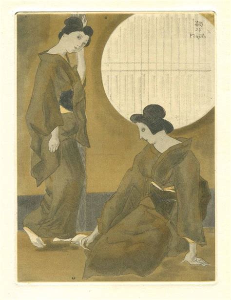 Tsuguharu Foujita La Troisi Me Jeunesse De Madame Prune Ensemble D