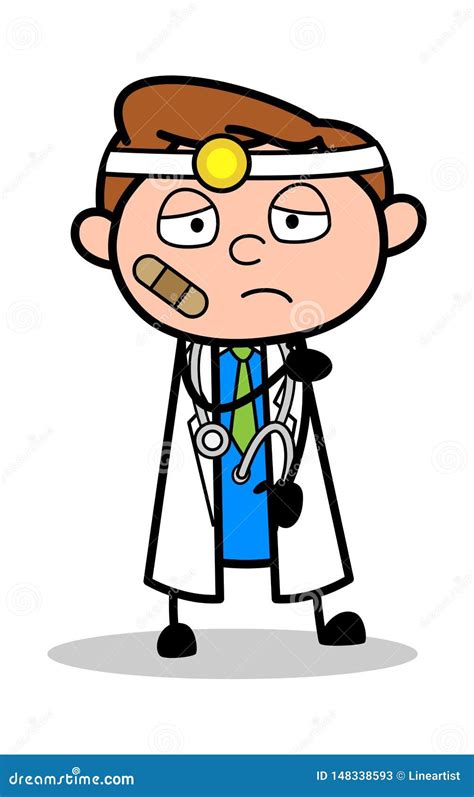 Sad Doctor Cartoon