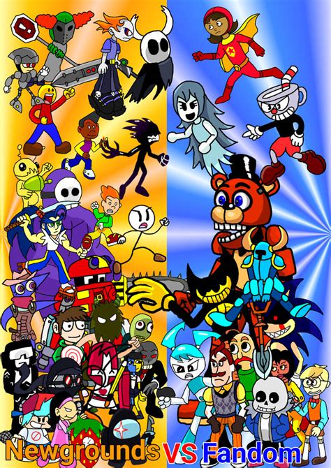 Newgrounds Vs Fandom By Galbin32 On Deviantart