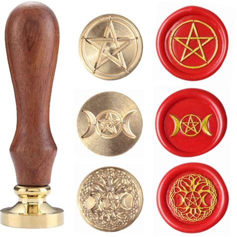 Amazon Triple Moon In Tree Of Life Wax Seal Stamp Set For Wedding