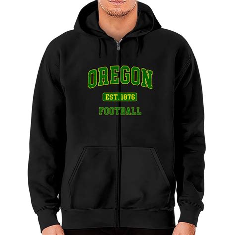 Classic Oregon Football Vintage - Oregon Ducks - Zip Hoodies sold by ...