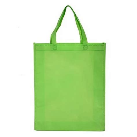 Green Loop Handle Non Woven Grocery Bag Capacity Upto 10 Kg At Rs 170