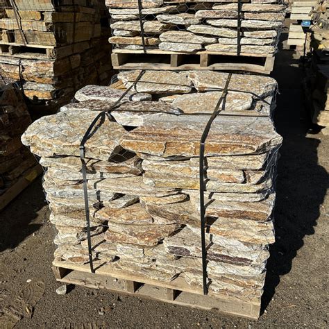 Salmon Red Quartzite Tumbled Stepping Stones Southwest Boulder