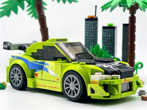 Lego Moc Brians Mitsy Eclipse From The Fast And The Furious By Ibrickeditup Rebrickable