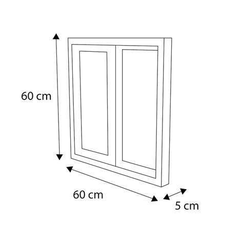 VENTANA CORREDIZA BLANCA 60 X 60 CM ANCHOXALTO The Home Depot