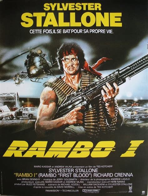 Rambo Poster Cinema Rolled Small Format 53x40cm Movie Poster Sylvester ...